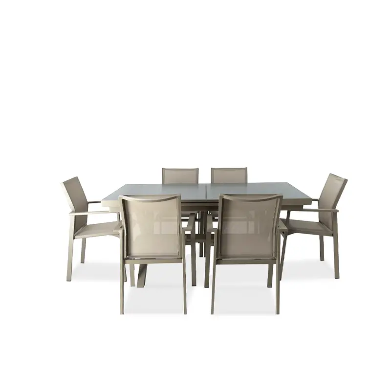 6-Piece Extendable Dining Set with Matching Chairs