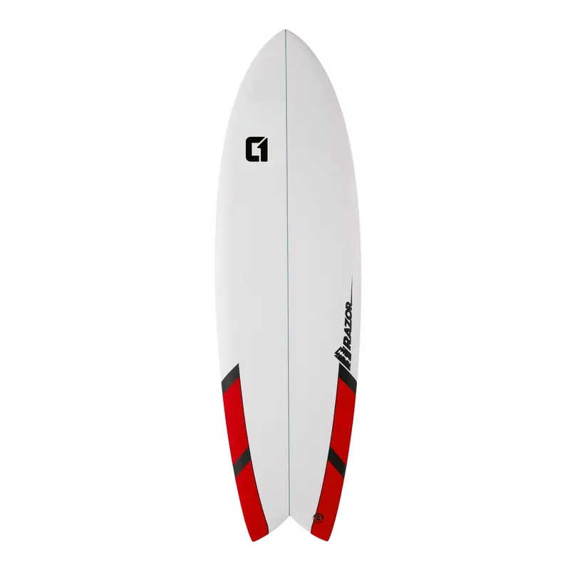 6ft 3in Razor Fish Tail Shortboard – Matte Finish Performance Surfboard