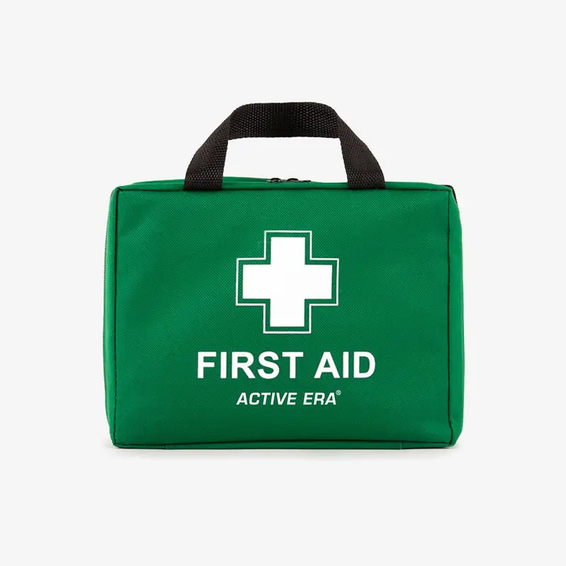 90-Item Premium Green First Aid Kit with Lightweight Carry Bag