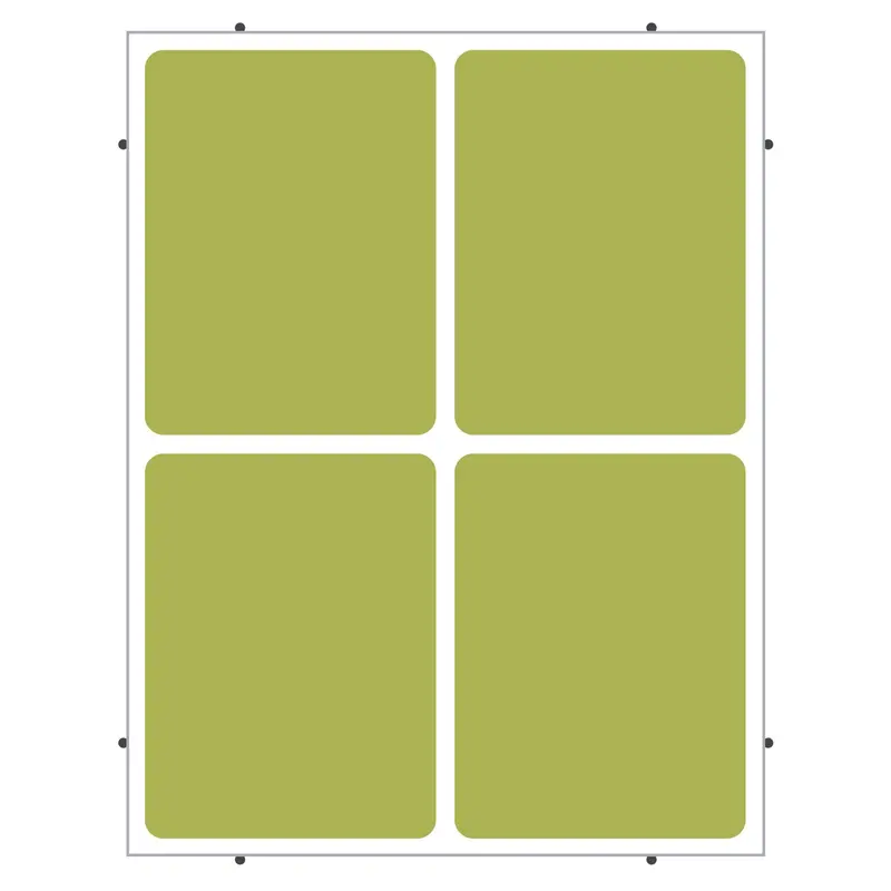 A2 Rounded Edge Mat Card – Soft Contemporary Finish by Pinnovation