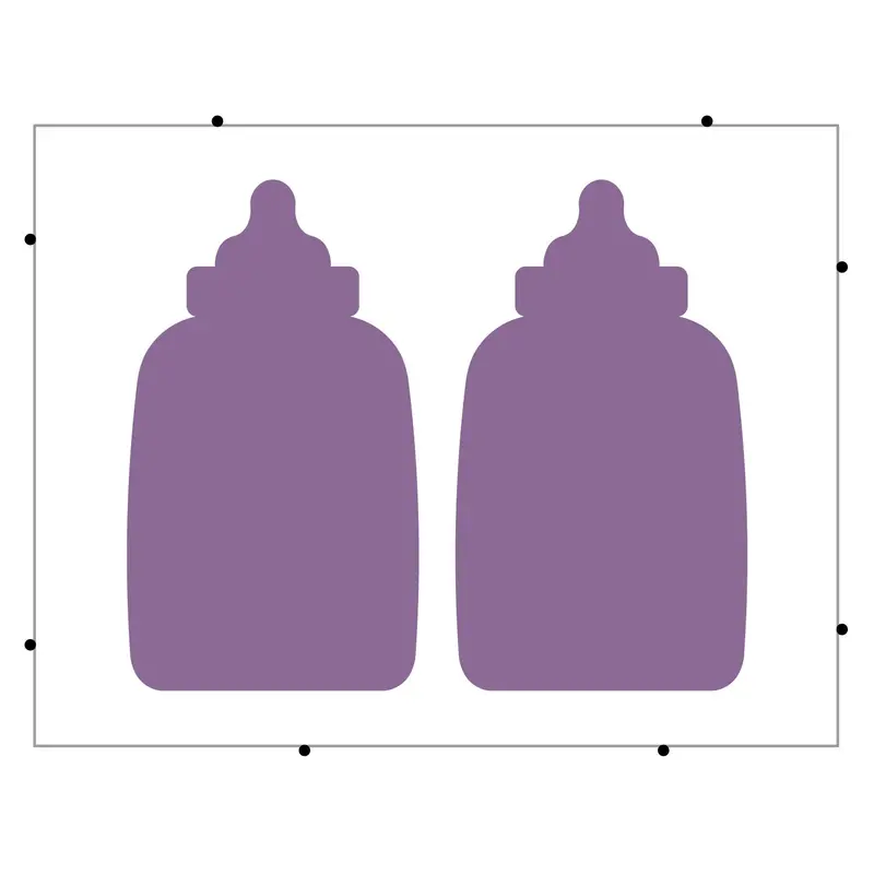 A7-Sized Baby Bottle Greeting Card (Pinnovation)