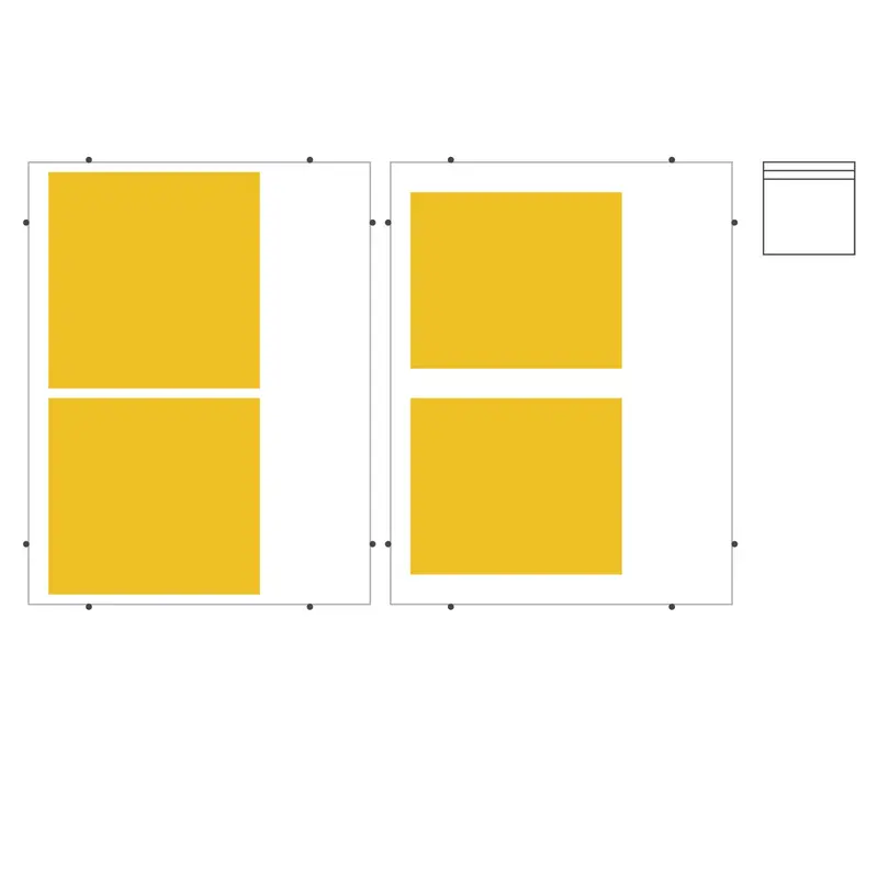 A9 Pocket Card Insert #1 – Fitted Liner for Invitations by Pinnovation