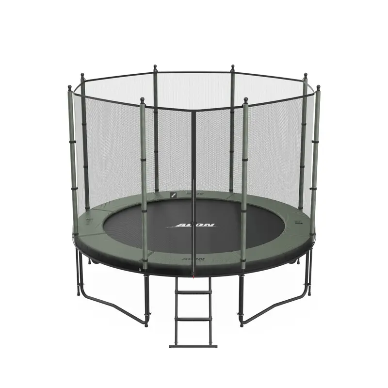 ACON Air 10 ft Round Trampoline – Entry-Level Bundle with Net & Ladder
