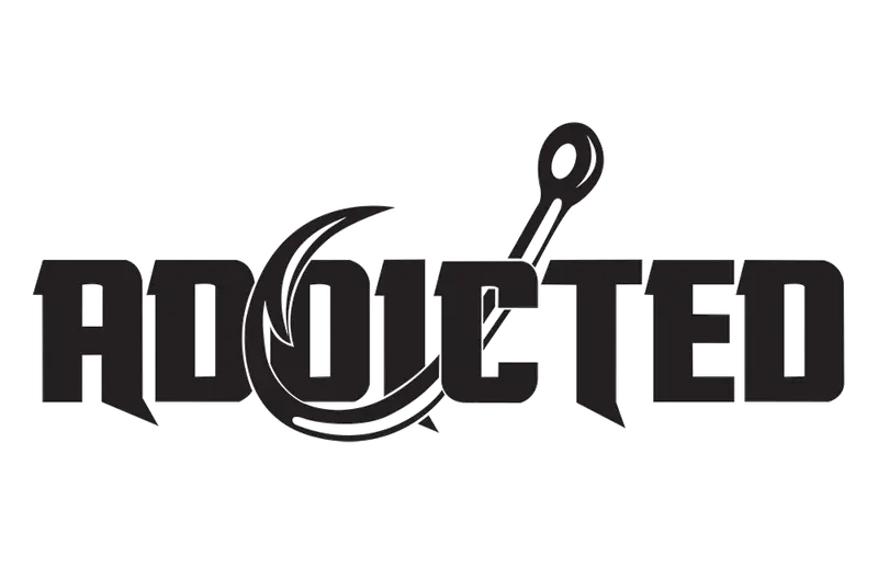 Addicted 10-Inch Vinyl Decal – Black