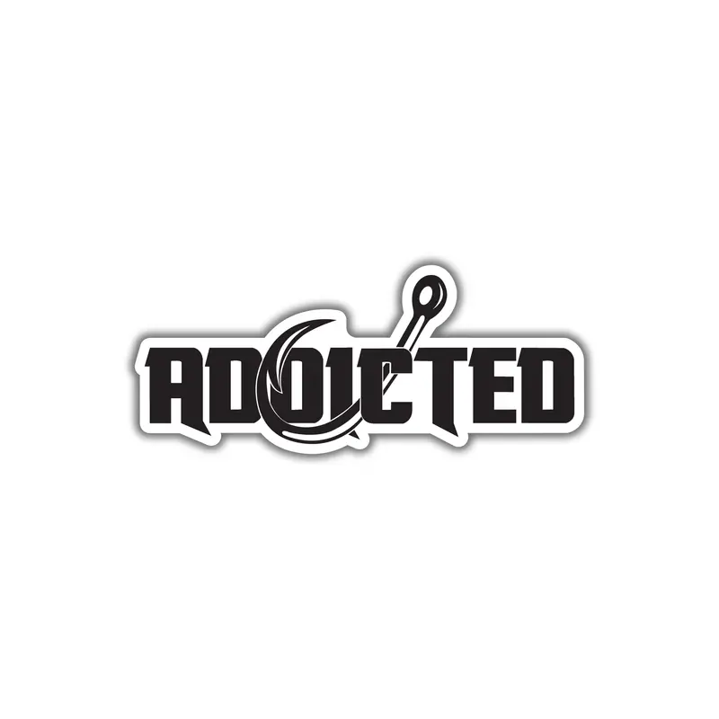 Addicted Classic Logo Sticker – Durable Vinyl Decal