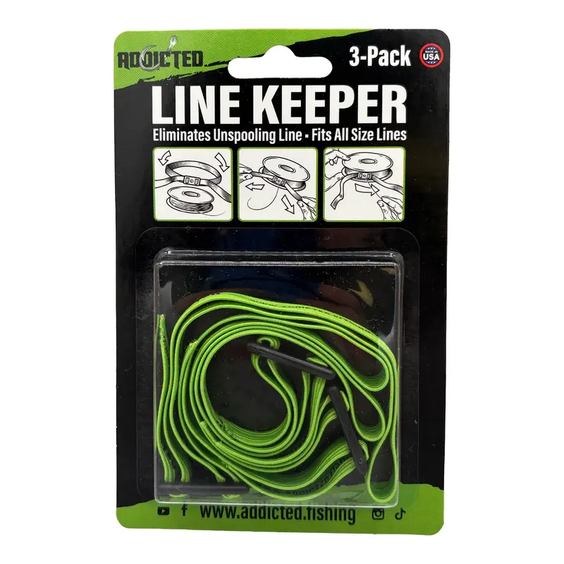 Addicted Line Keepers – Reusable Fishing Line Organizers