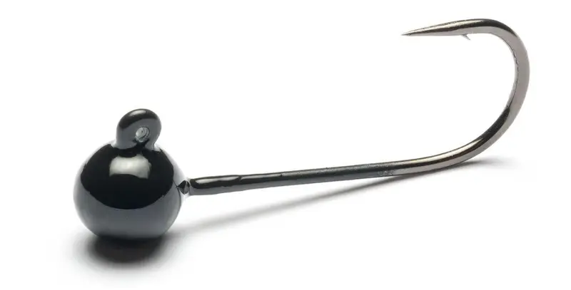 Addicted Micro Worm Jig Head – Black