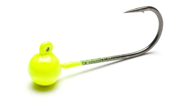 Addicted Micro Worm Jig Head – Chartreuse