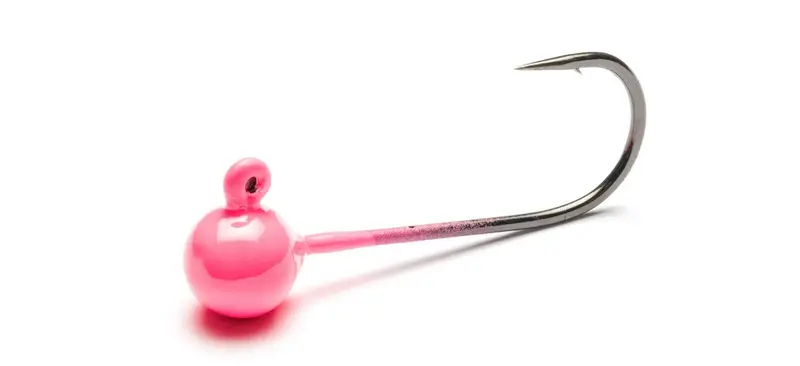 Addicted Micro Worm Jig Head – Pink