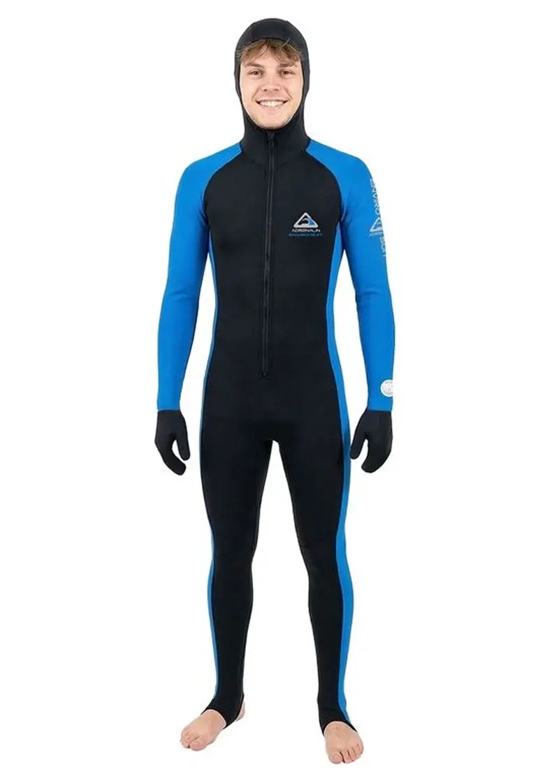 Adrenalin Hooded Lycra Dive Skin Suit
