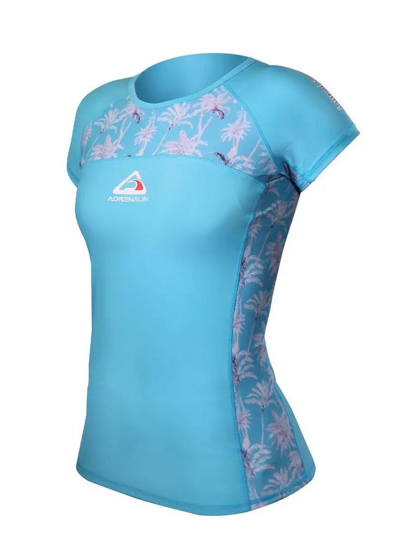 Adrenalin Women’s Cap-Sleeve Rash Guard Top