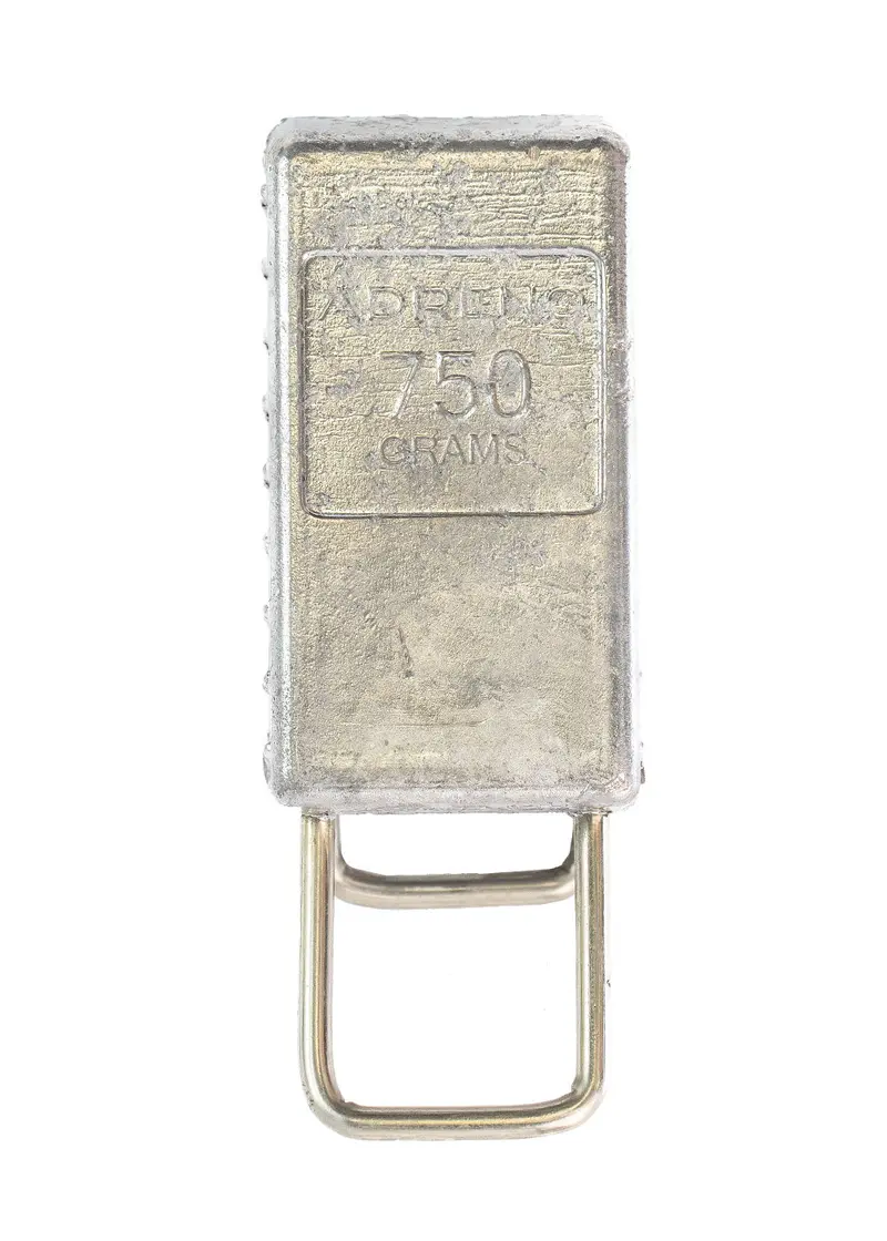 Adreno 750g Lead Drop Weight – Belt-Compatible with Rounded Edges