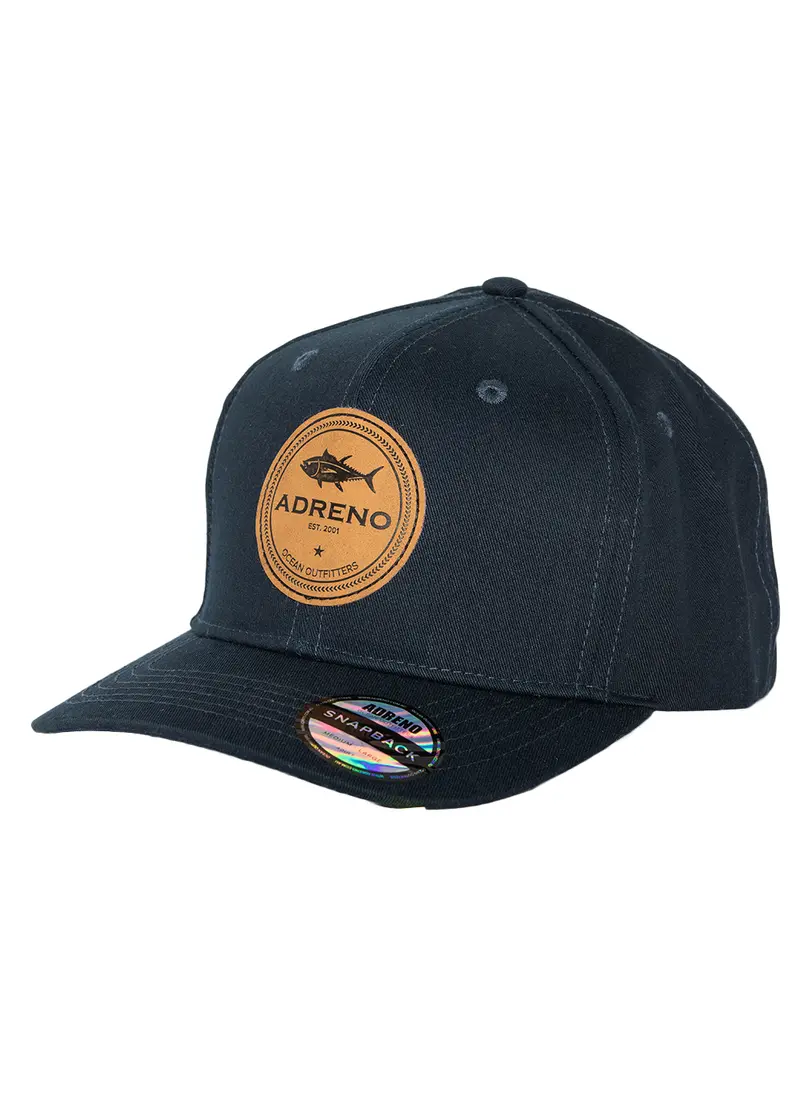 Adreno Bonza Snapback Cap with Leather Tuna Accent