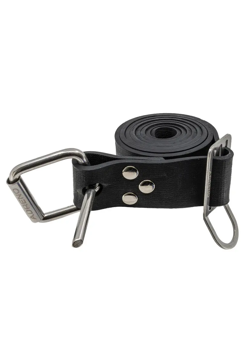 Adreno Marseille Comfort-Fit Rubber Weight Belt with Keeper
