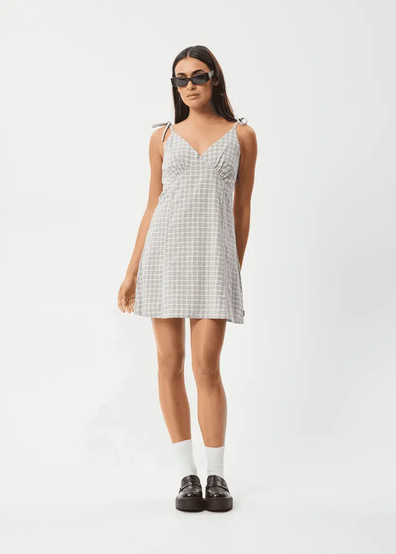 Afends Drew Seersucker Mini Dress – Breathable Warm-Weather Style