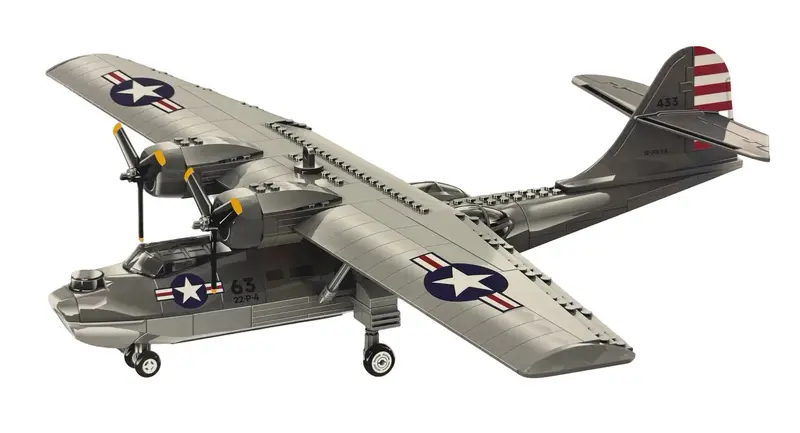Air Force PBY-5A Catalina Model Kit – Brick-Built Vintage Seaplane