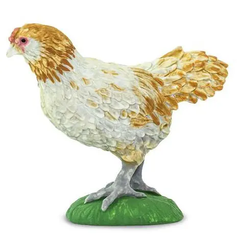Ameraucana Chicken Figurine – Colorful Heritage Breed Ornament