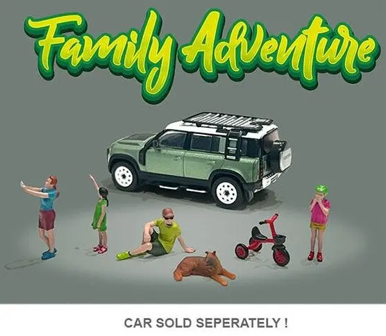 American Diorama Family Adventure Playset – 1:64 Scale – #AD-76513MJ