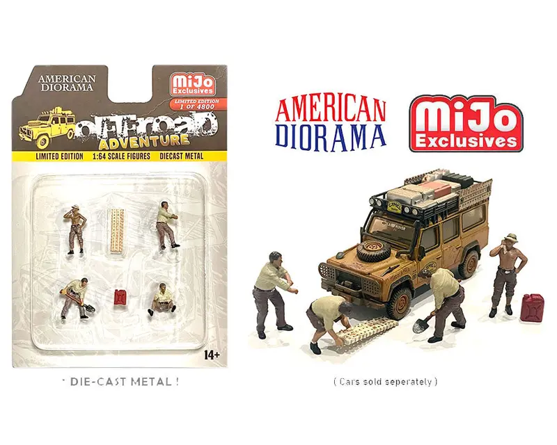 American Diorama Off-Road Adventures Figure Set (1/64 Scale)