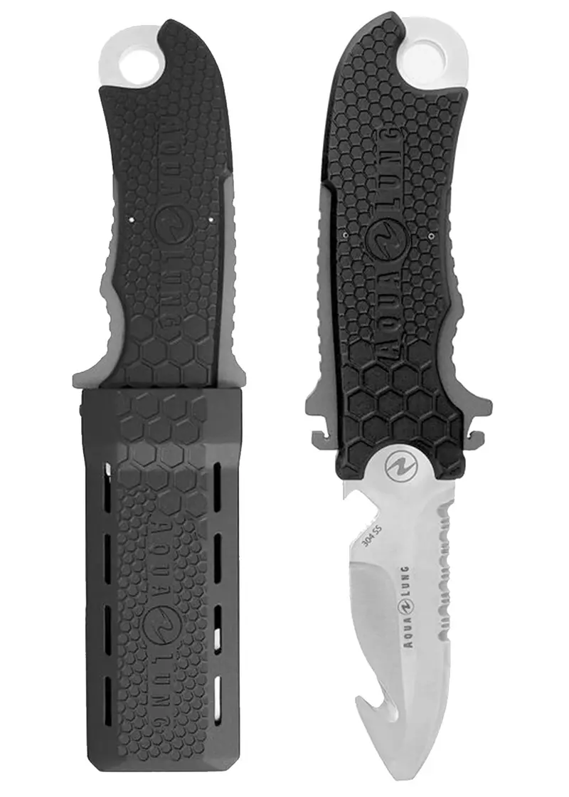Aqua Lung Small Squeeze Lock Blunt-Tip Safety Dive Knife