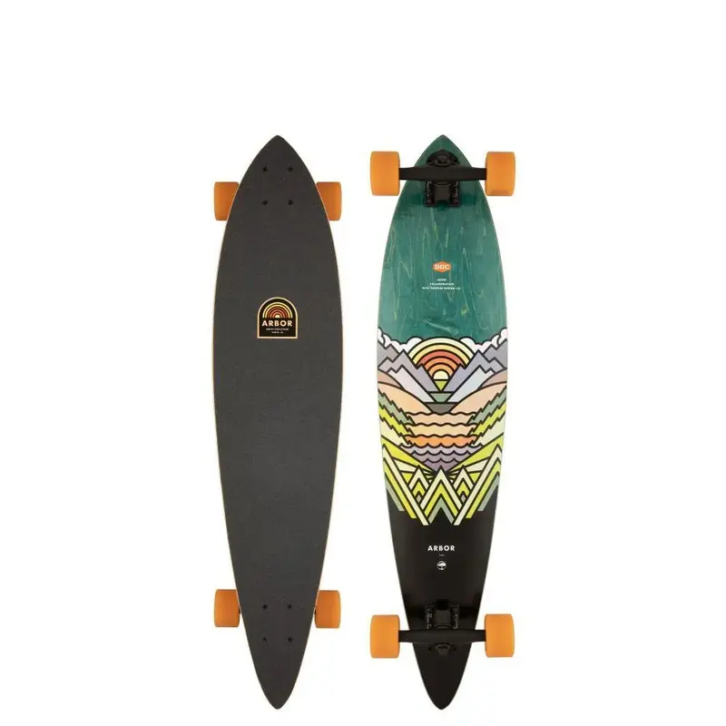 Arbor Artist Fish 37″ Pintail Longboard Complete
