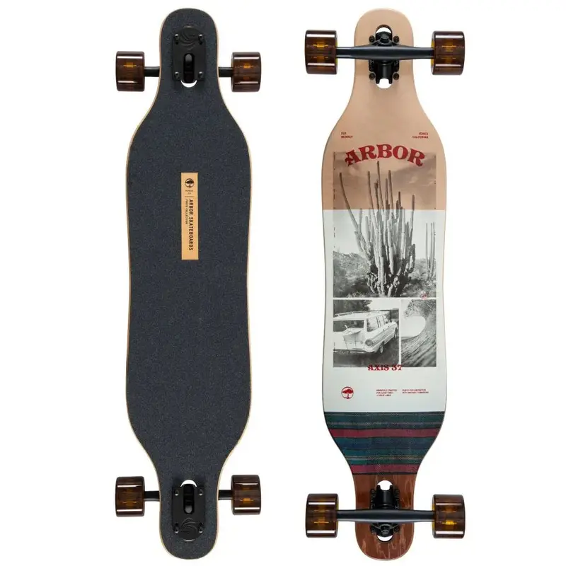 Arbor Cruiser Photo Axis Complete Longboard – 37″ Retro Skate Deck