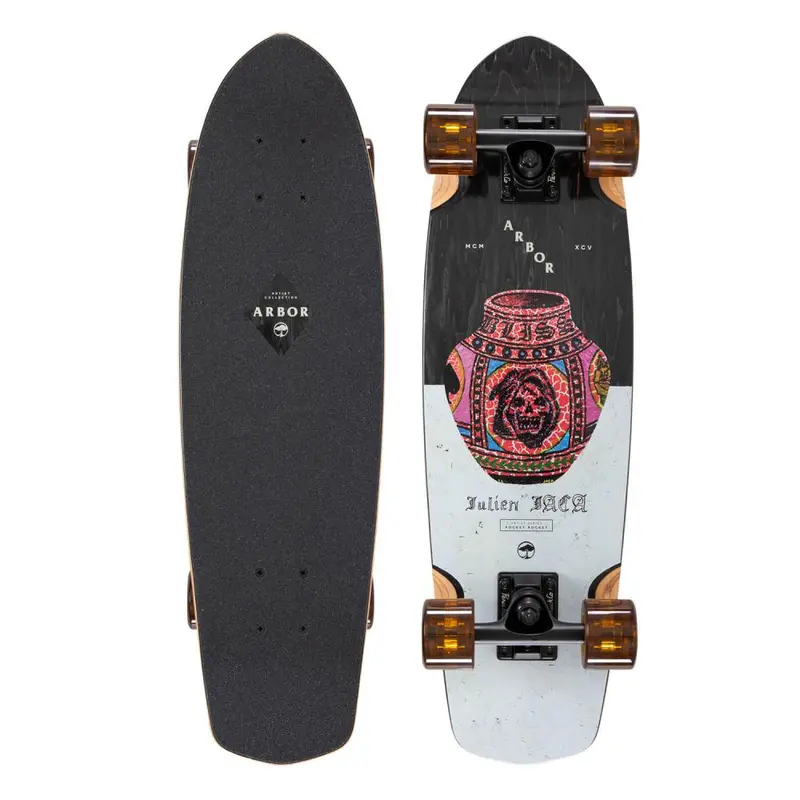Arbor Julien Jaca Pocket Rocket Cruiser – 27-Inch Complete Skateboard