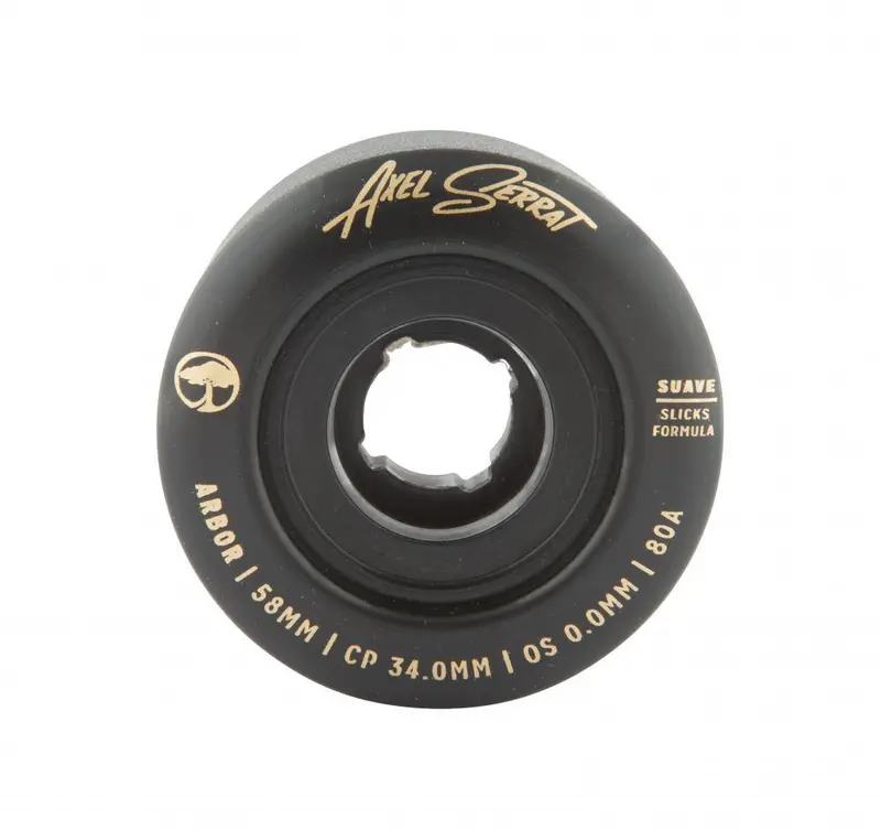 Arbor Suave Axel Serrat Wheels – 80a Black (Set of Four)