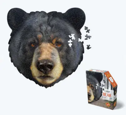 Bear-Head Jigsaw Puzzle – 300-Piece Fun & Challenging Shape-Based Design