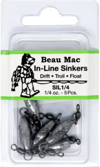 Beau Mac In-Line Bullet Sinkers