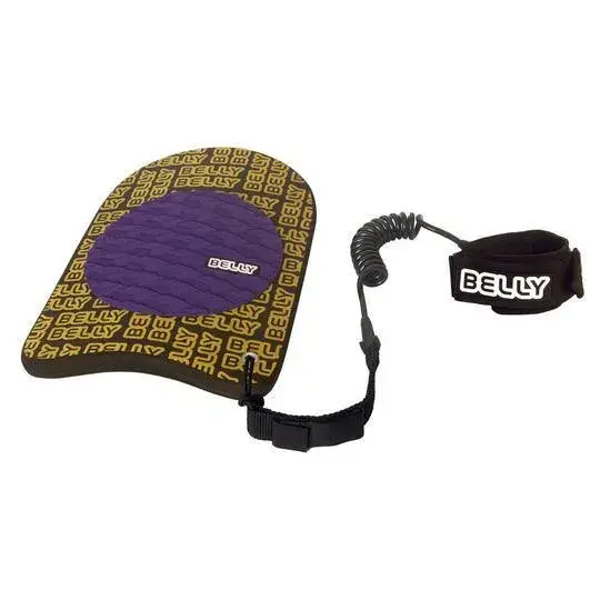 Belly The Beachie Foam Handplane – Yellow & Purple Edition