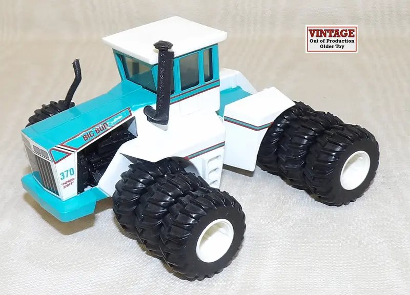 Big Bud 370 Bafus Blue Tractor (1:64) – Triple Rear Wheels, 1987 Farm Show Edition, Opened Box