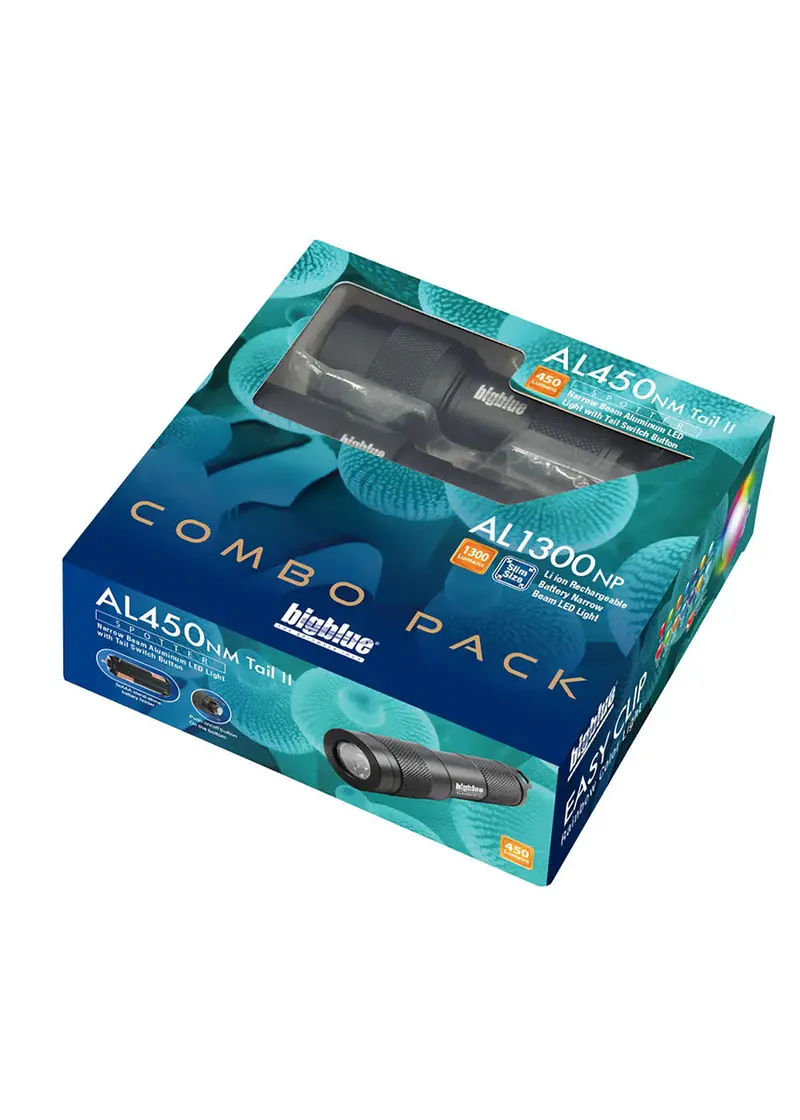 BigBlue AL450NM-T II & AL1300NP Waterproof Torch Pair