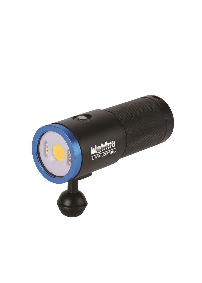 BigBlue CB4000PBRC Push-Button Video Light – High-Lumen Underwater Illuminator