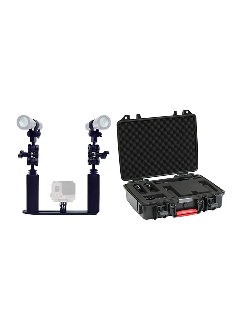 BigBlue GoPro Tray Kit – Includes Protective Housing and Mounting Accessories