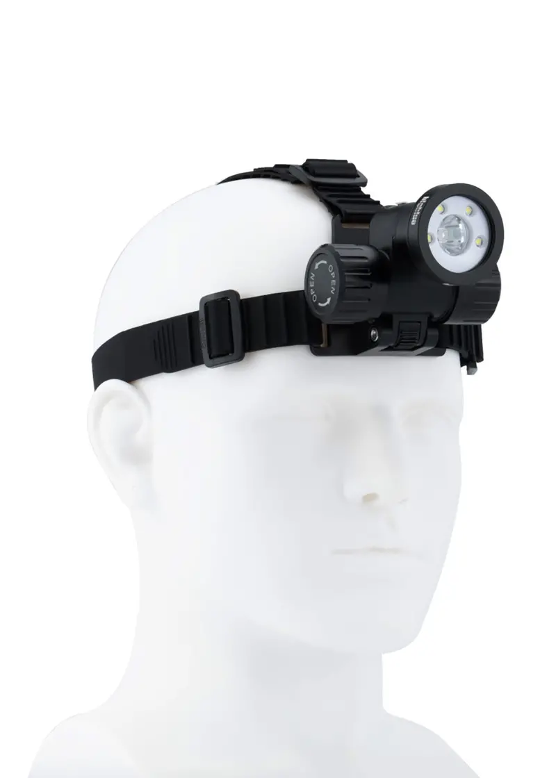 BigBlue HL1000XWN Waterproof Dive Torch – Head-Mounted with Adjustable Focus