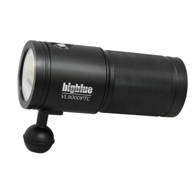 BigBlue VL9000P-TC Waterproof Photo/Video Light – 9,000 Lumens, Wide Beam