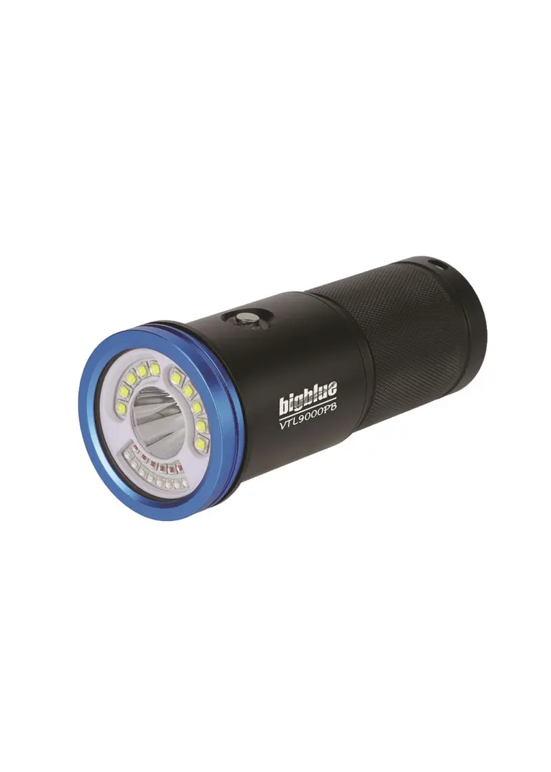 BigBlue VTL9000PB Video Tech Light – Focusable Push-Button Underwater Lamp