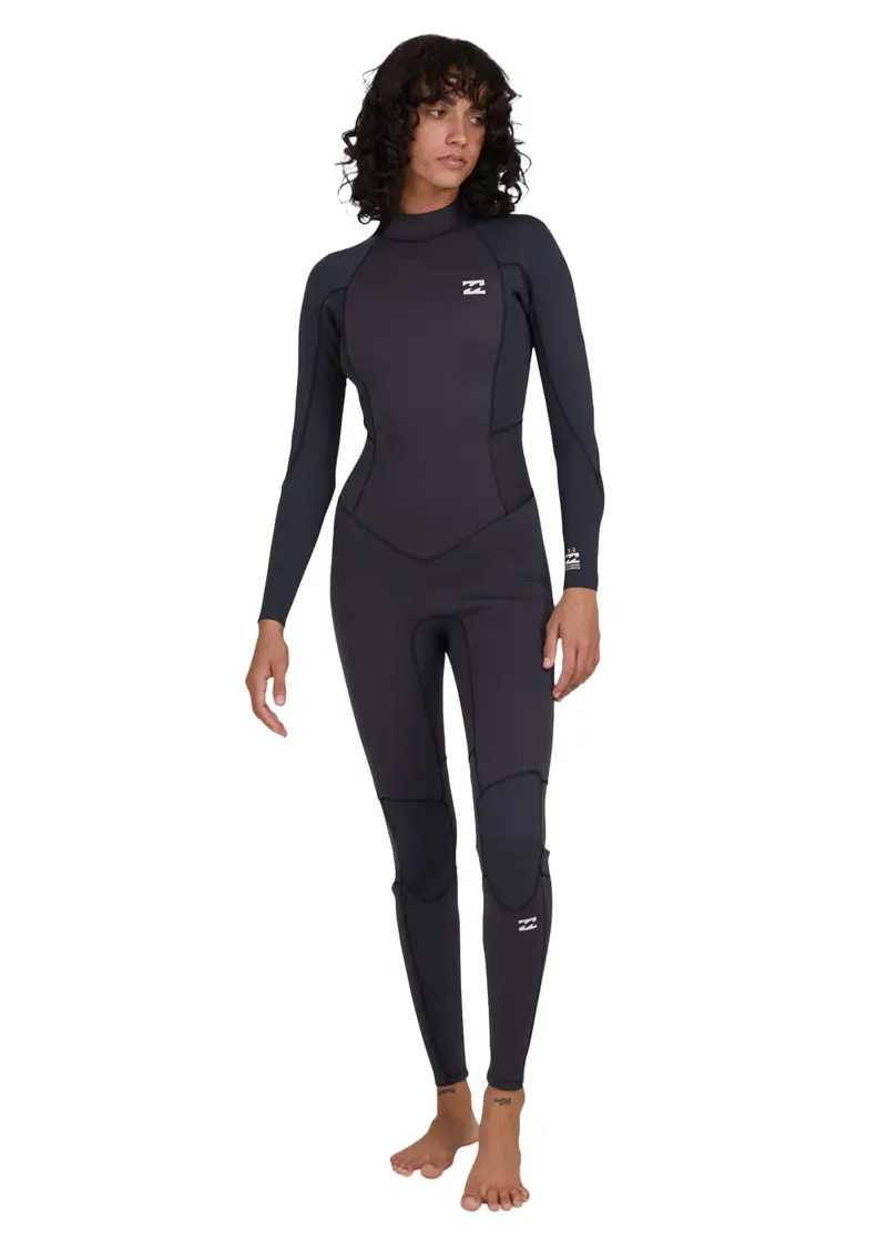 Billabong Women’s Launch 3/2mm Back-Zip Steamer Wetsuit