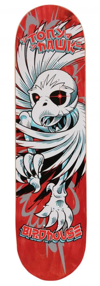 Birdhouse Hawk Spiral Pro Skateboard Deck – 8″ Wide