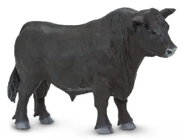 Black Angus Bull Figure – 1:20 Scale Farm Animal #160729