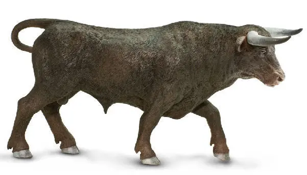 Black Bull Figurine – 1:20 Scale Farm Animal #161629