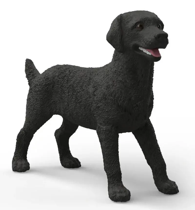 Black Labrador Retriever Female Figurine #14923S