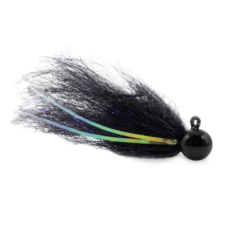 Black-on-Black Tailout Twitcher Jig