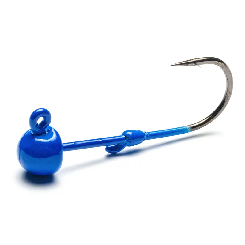 Blue Addicted Worm Jig Head for Freshwater Fishing