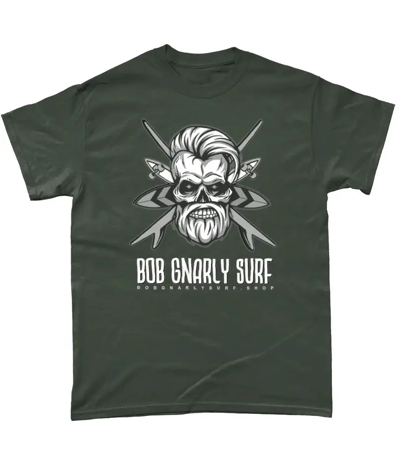 Bob Gnarly Classic Logo Graphic T-Shirt for Surfers