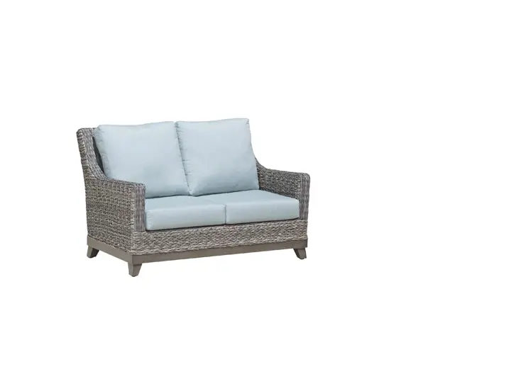 Boston Upholstered Love Seat with Classic Silhouette