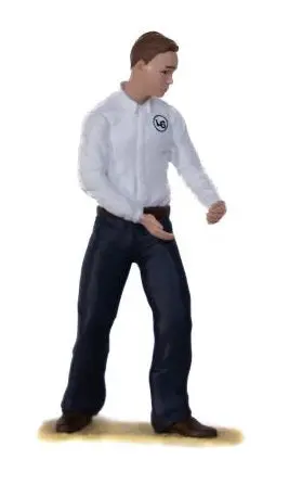 Boy Lamb Showman Figure – 1:16 Livestock Show-Themed Collectible Figurine