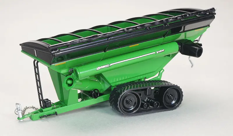 Brent V1300 Grain Cart – Green, 1:64 Scale, Track Equipped
