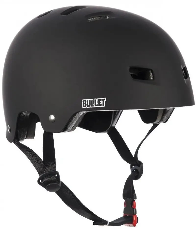 Bullet Deluxe Youth Helmet – T35 Fit (49–54 cm), Black
